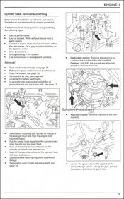 Cylinder Head - Removal and Refitting